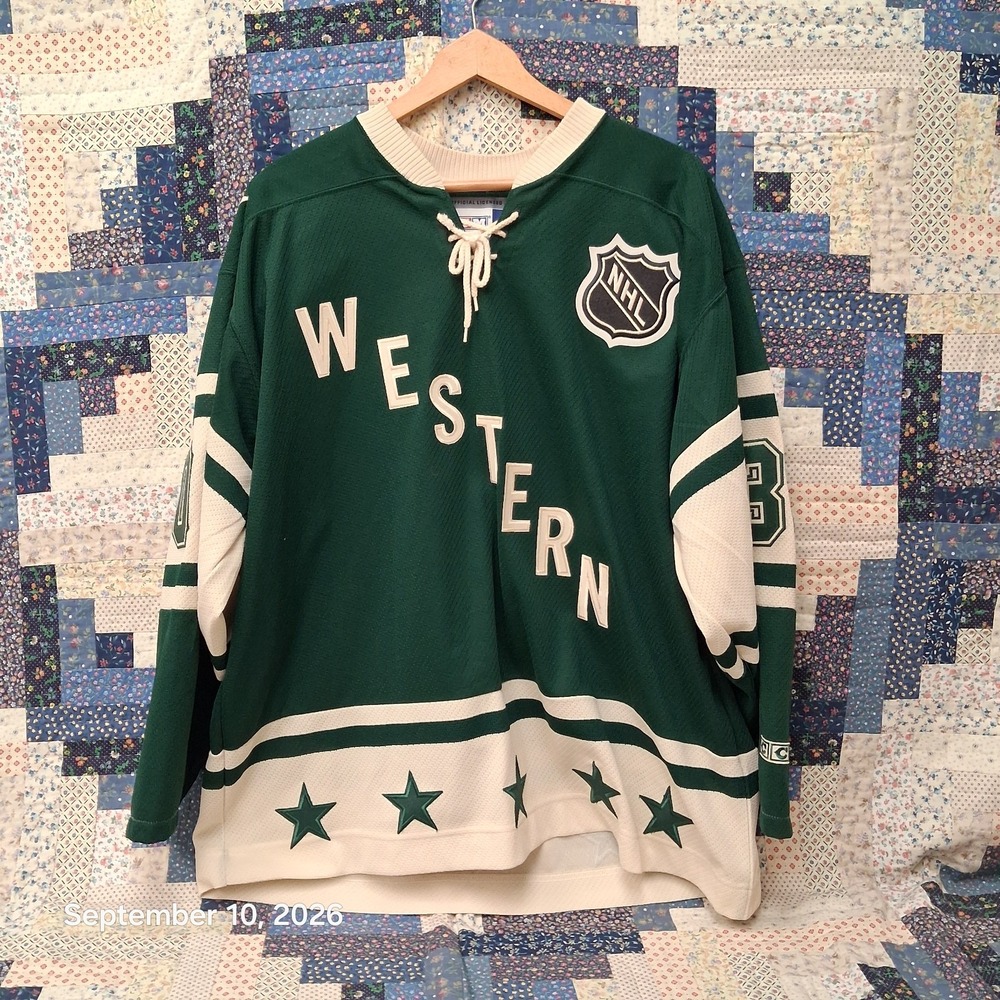 CCM 2004 NHL All Star Game Western Jersey Mens XL Roloson 30 Minnesota Wild sewn